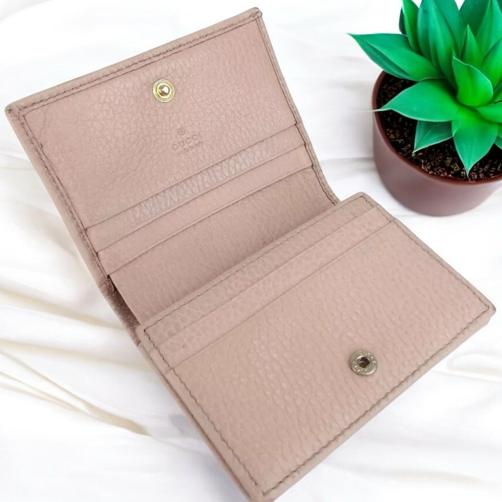 GUCCI GG Marmont Leather Compact Wallet 😍 - Picture 4 of 10